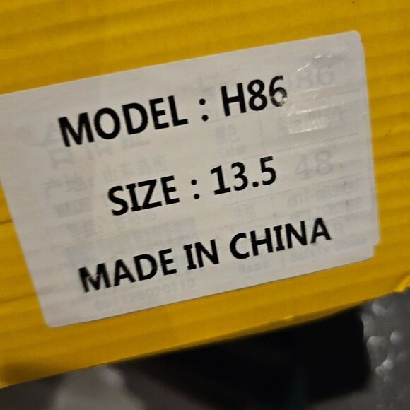 RAYDLINX H86 Steel Toe Slip Resistant Safety Boots for Men Black Size 13.5 NWT main image 5